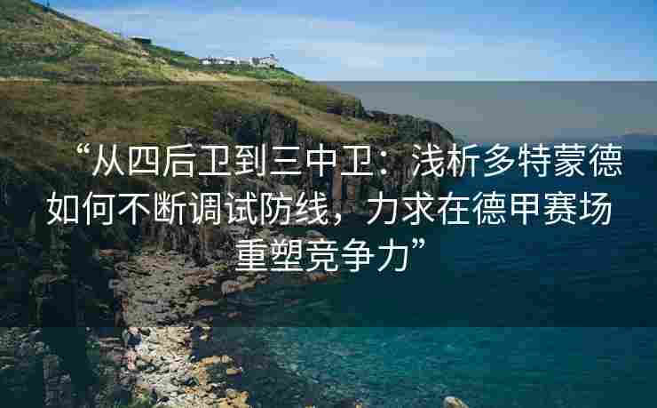“从四后卫到三中卫:浅析多特蒙德如何不断调试防线,力求在德甲赛场重塑竞争力”