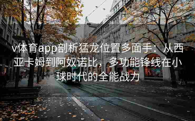 v体育app剖析猛龙位置多面手:从西亚卡姆到阿奴诺比,多功能锋线在小球时代的全能战力