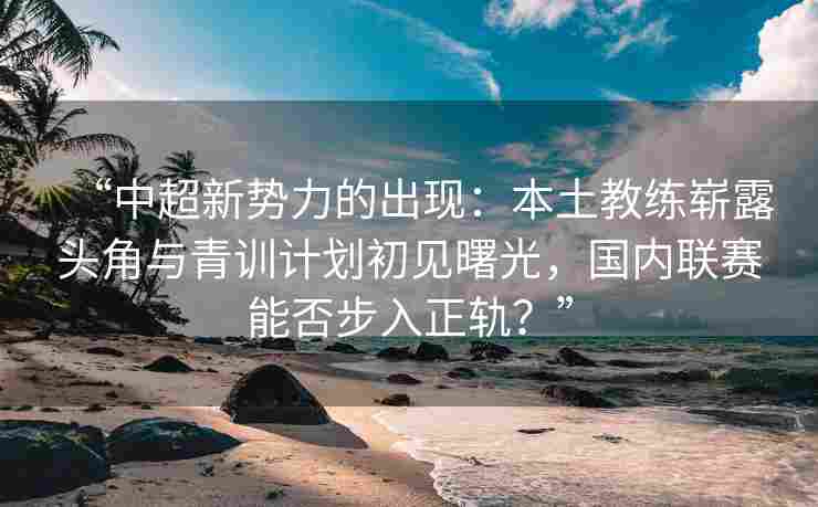 “中超新势力的出现:本土教练崭露头角与青训计划初见曙光,国内联赛能否步入正轨?”